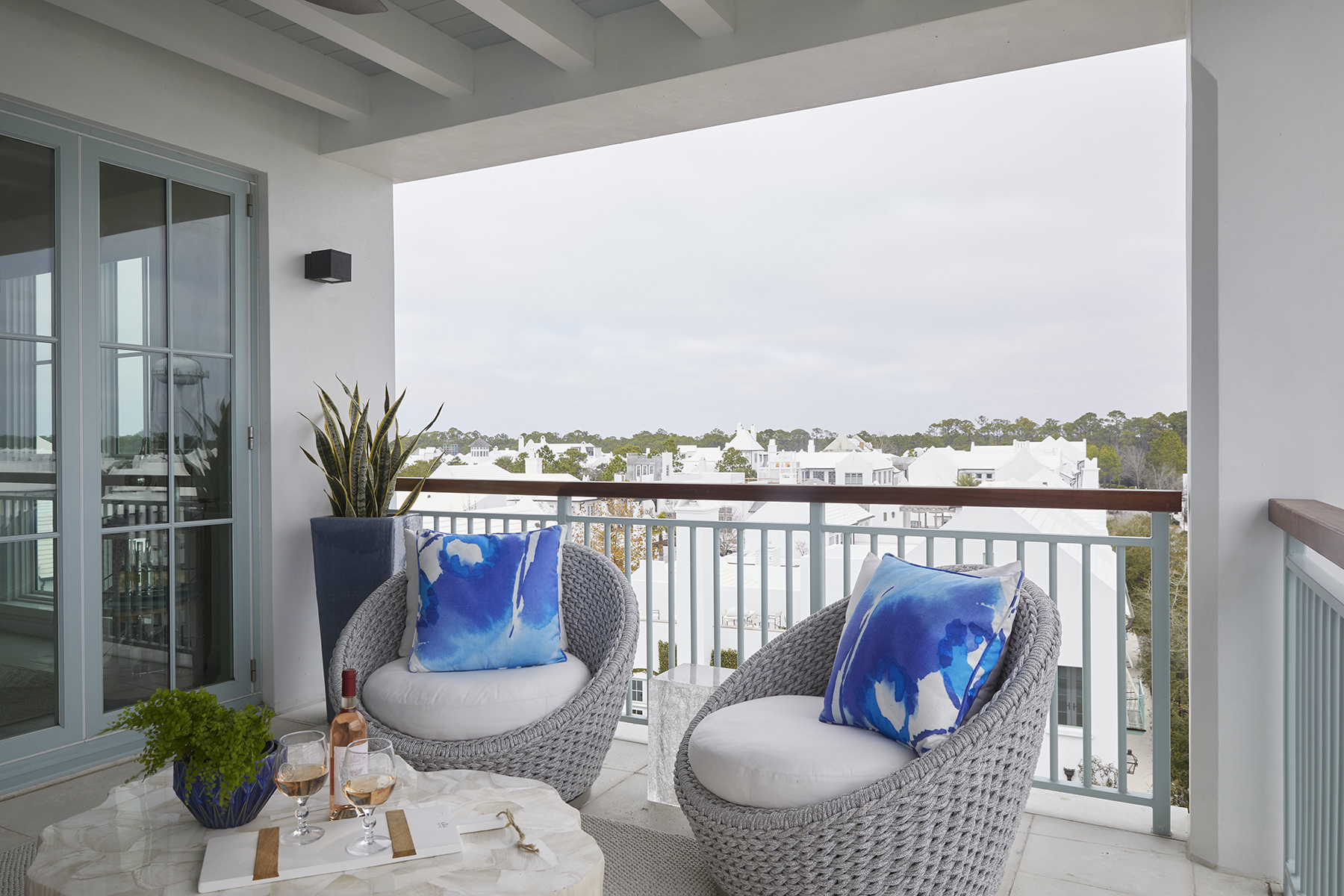 Patio over looking Alys Beach