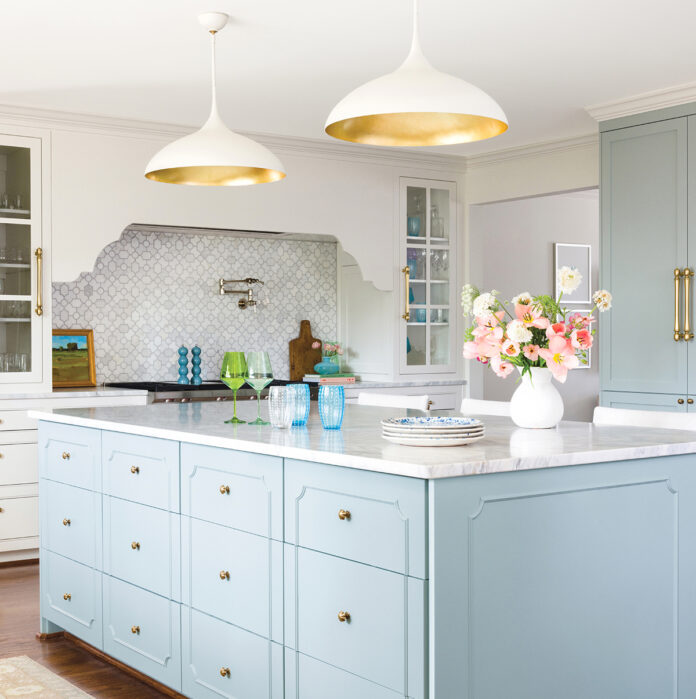 A Classic, Clean and Colorful Kitchen by Kelly Neely