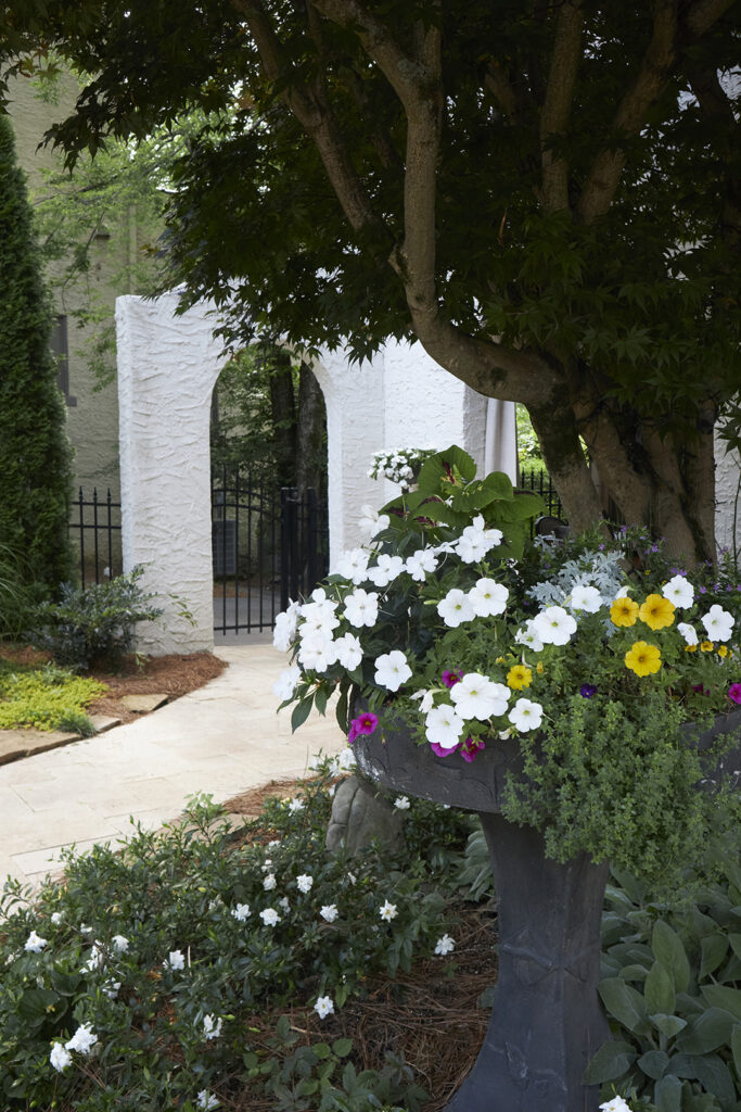 Path to courtyard