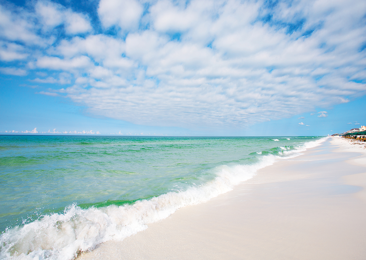 The beach in South Walton