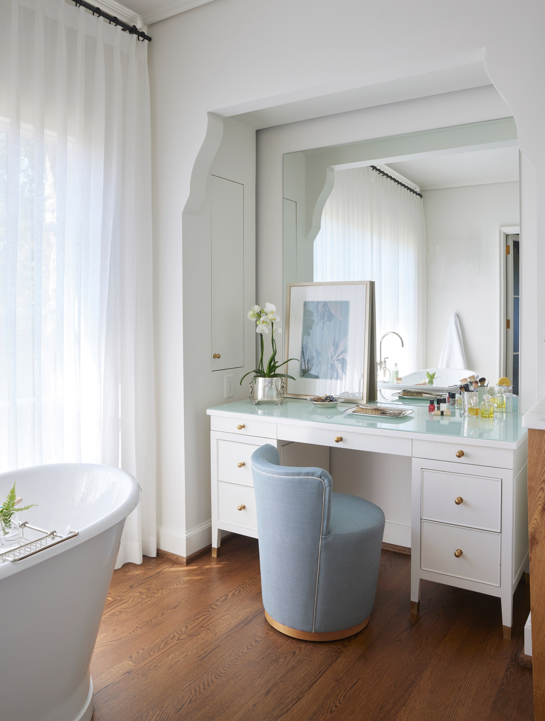 Wellness-focused bathroom renovation in a 1920s home,