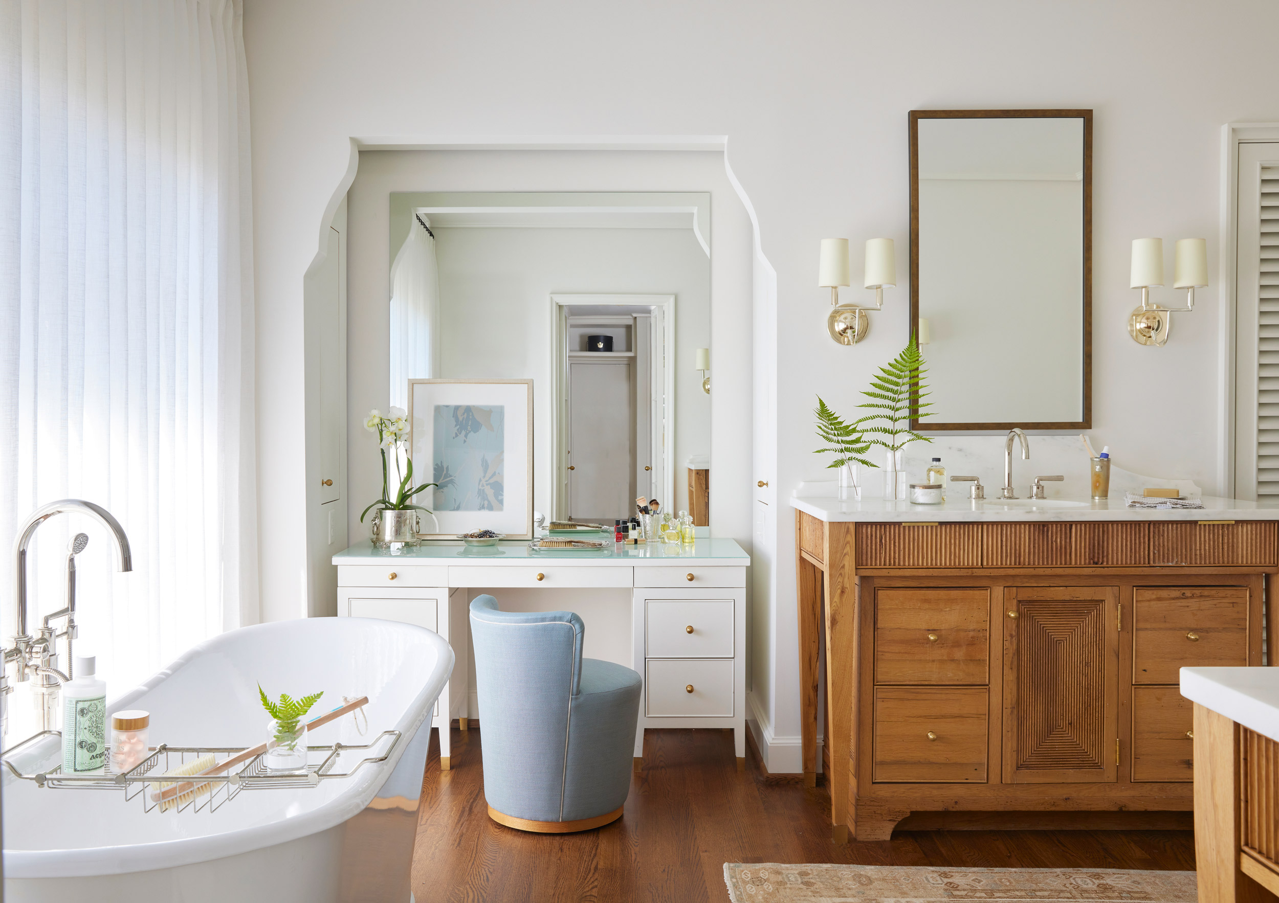 Wellness-focused bathroom renovation in a 1920s home