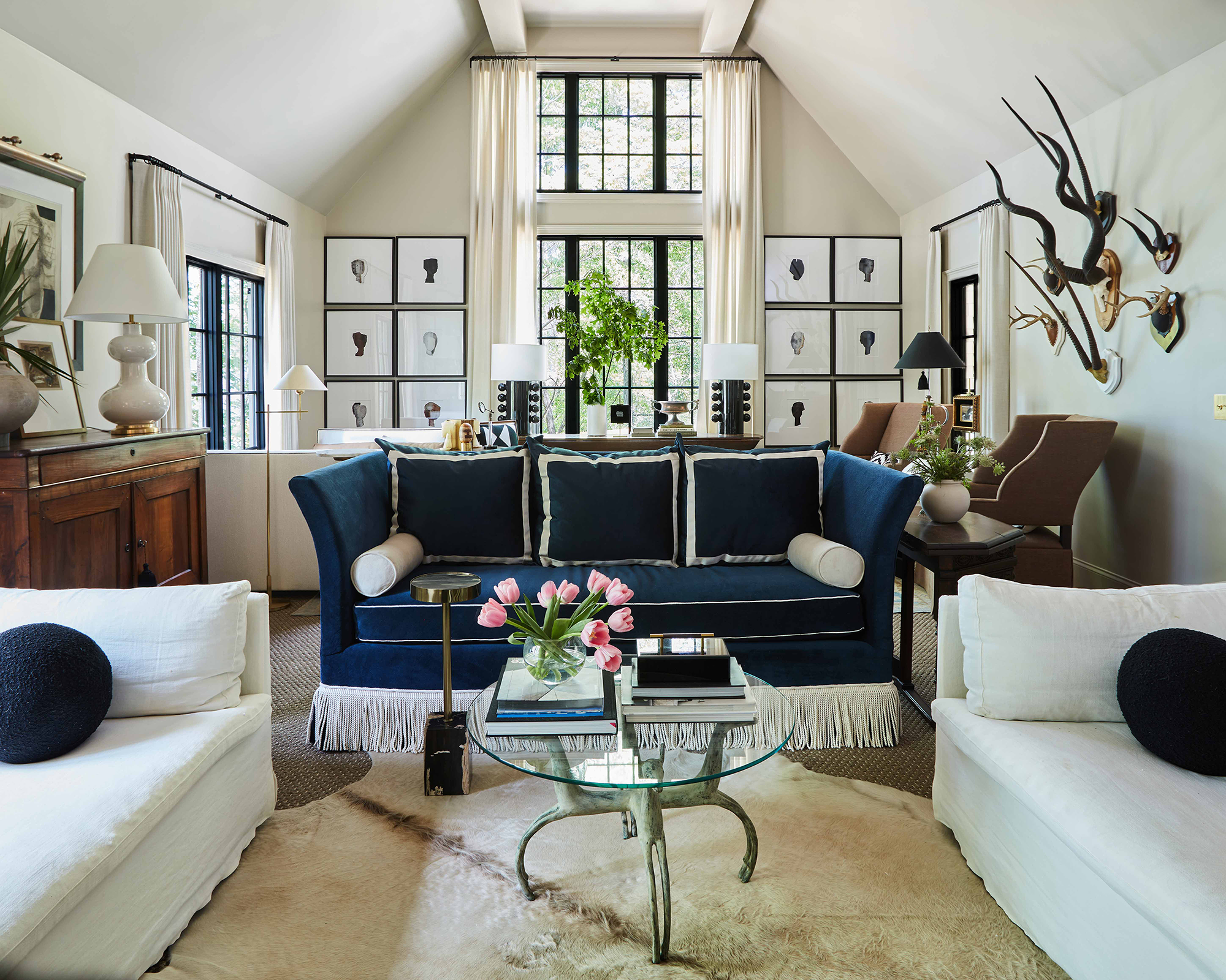 River Brook Renovation Living Room